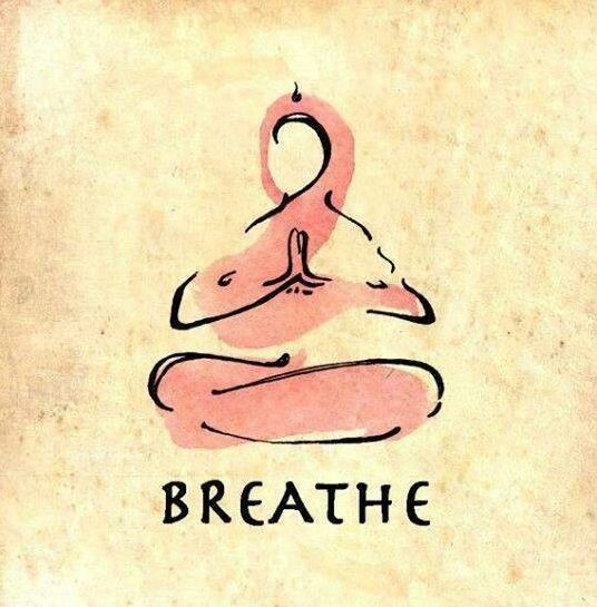 Yoga art print - BREATHE