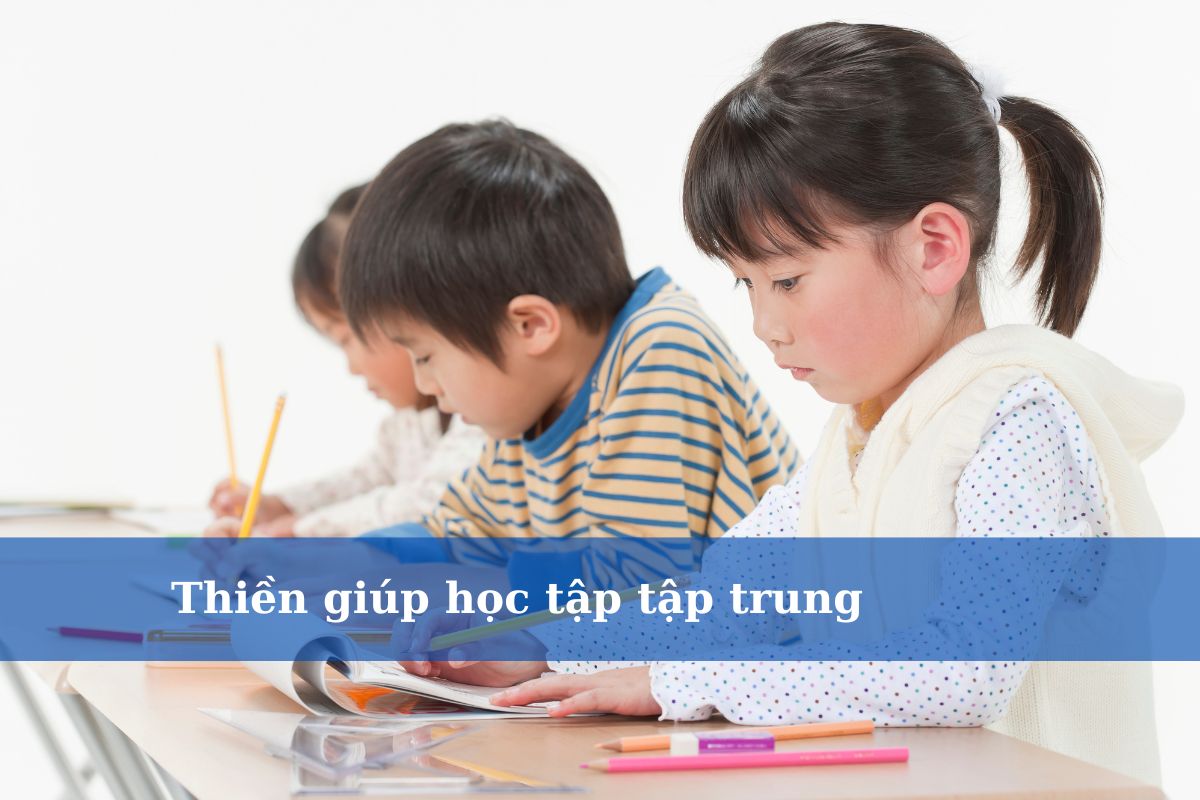 Thiền học đường giúp học tập trung hơn