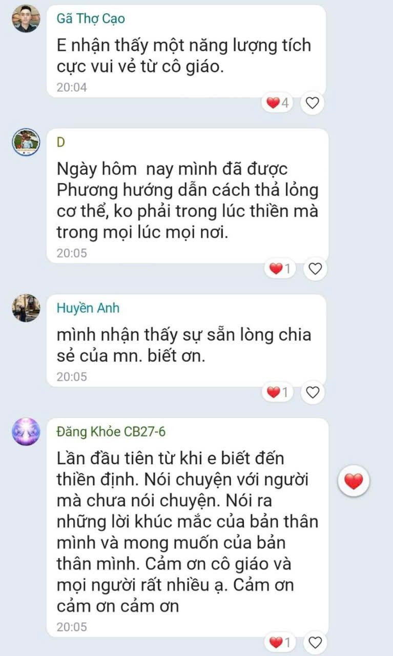Cảm nhận học viên Thiền Việt – Gã Thợ Cạo, D, Huyền Anh, Đăng Khỏe